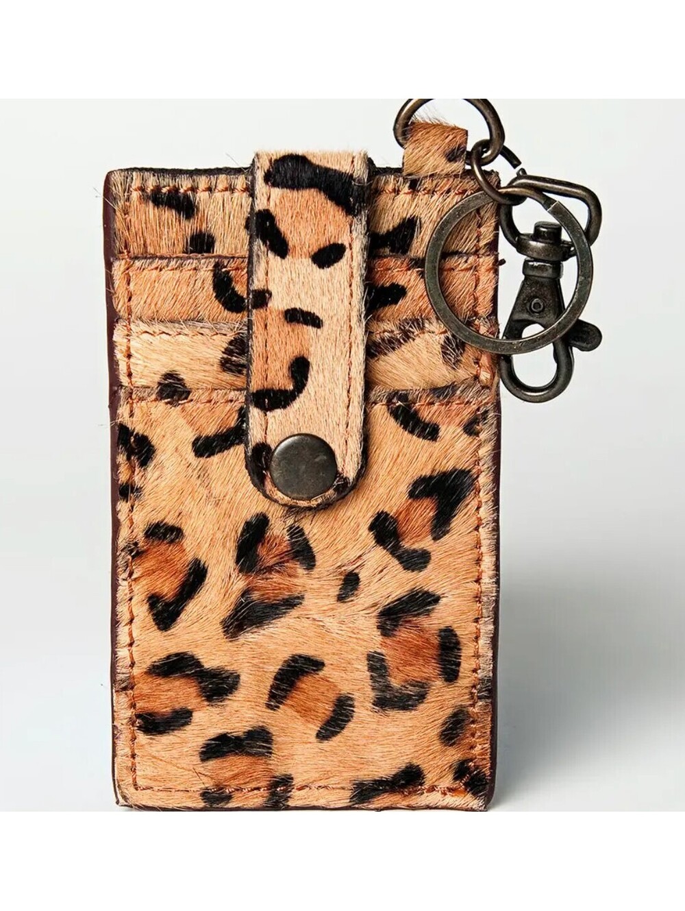 Animal Print Leopard Western Leather Women Wallet- Rodeo Boutique Hippie, Boho
